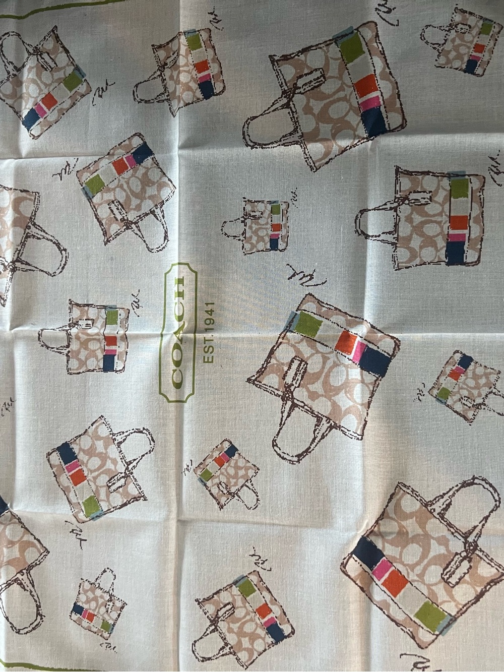 RARE Coach LEGACY Scarf with Box! COLLECTORS ITEM - Picture 4 of 5